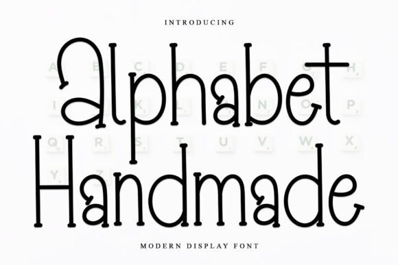 Alphabet Handmade: A Festive Holiday Typeface