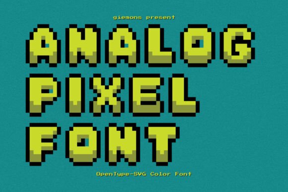 Analog Pixel: The Ultimate Retro Display Font for Modern Design