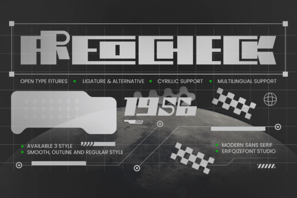 Areocheck: The Geometric Font Redefining Modern Digital Branding