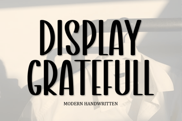 Display Gratefull: A Quirky Display Font for Modern Creative Projects
