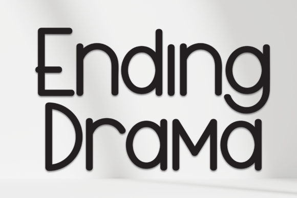 Ending Drama: The Handwritten Font That Brings Warmth to Your Designs