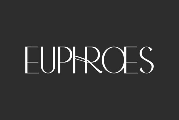 Euphroes: A Modern Sans Serif Display Font Evaluation