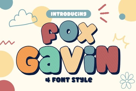 Fox Gavin: A Playful Display Font for Captivating Designs