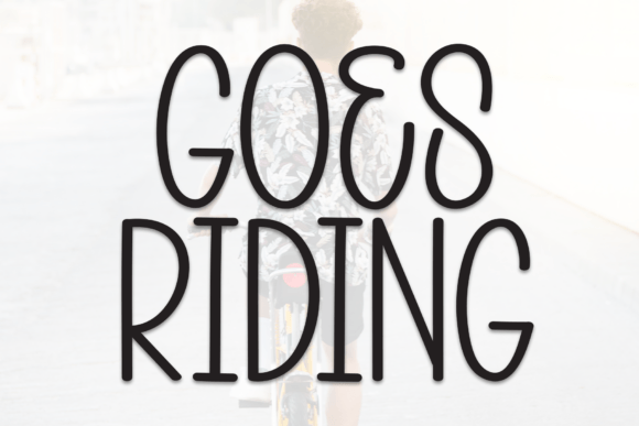 Goes Riding: A Playful Yet Elegant Handwritten Display Font