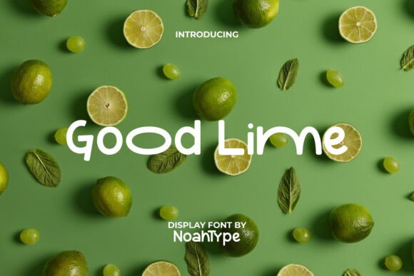 Good Lime: A Modern Display Font for Bold Brand Identity