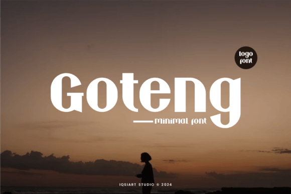 Goteng: A Bold Display Font for Impactful Design