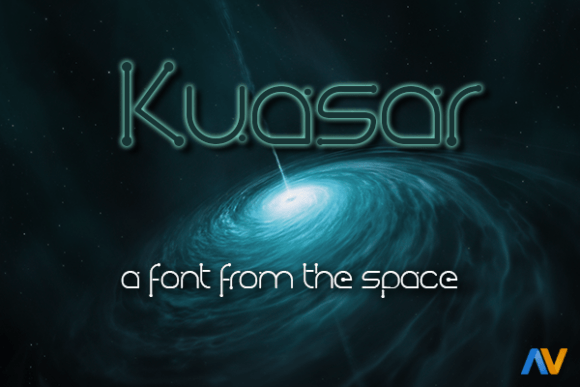 Kuasar: A Unique Old School Font for Modern Design