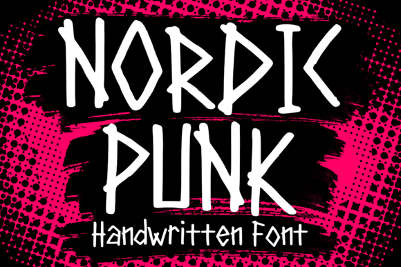 Nordic Punk: A Decorative Display Typeface for Modern Rebellion
