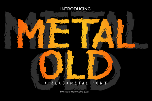 Old Metal: The Gritty Font for Bold Brands