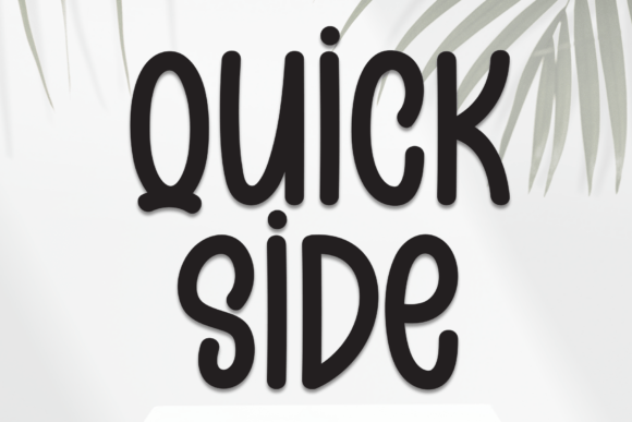 Quick Side: A Practical Evaluation of the Handwritten Display Font