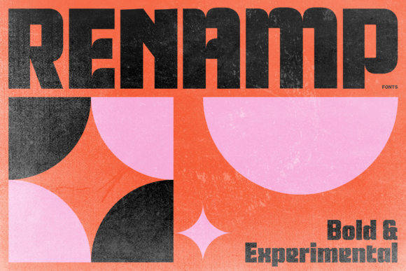 Renamp: The Bold, Square-Cut Font That Demands Attention