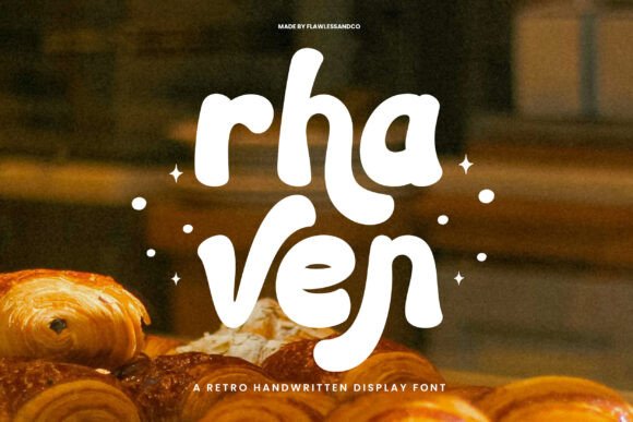 Rhaven: A Playful Display Font for Bold Branding