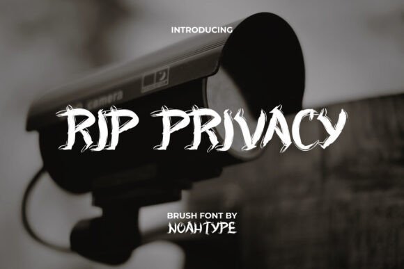 Rip Privacy Font: A Practical Evaluation of Metal Grunge Brush Typography