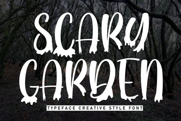Scary Garden: A Whimsical Handwritten Display Font for Creative Workflows