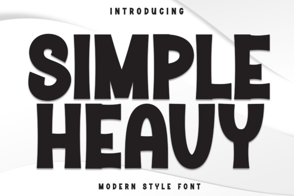 Simple Heavy: A Bold Display Font for Impact