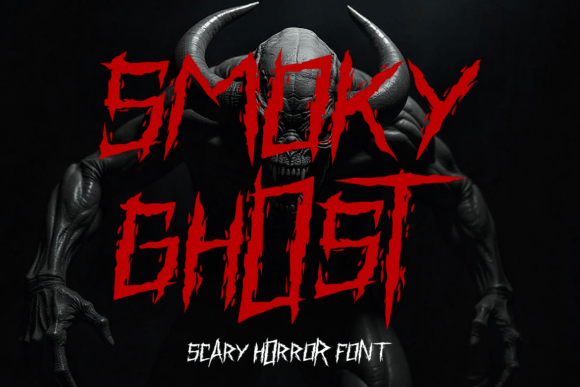 Smoky Ghost: The Ultimate Horror Font for Hauntingly Intense Designs