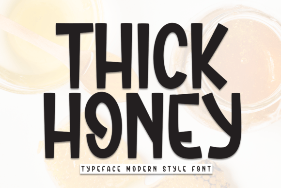 Thick Honey: The Sweetest Handwritten Display Font for Joyful Designs
