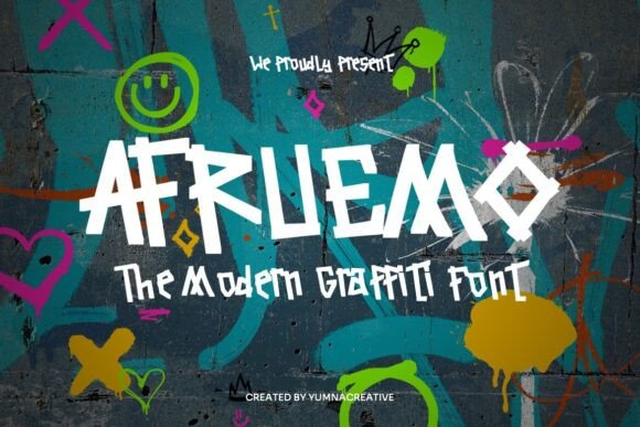 Unlocking Urban Creativity: The Power of the Afruemo Graffiti Font