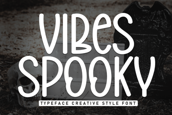 Vibes Spooky: A Bold Handwritten Font for Eerie Creativity